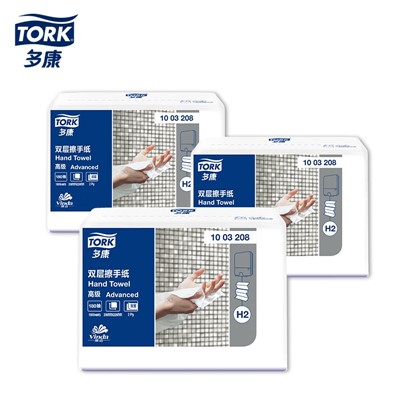 多康/TORK226*208mm 卫生间专用擦手纸 酒店厨房餐厅卫生间可用纸巾